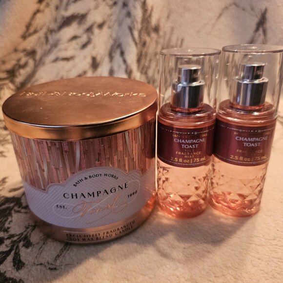 NEW! Bath and Body Works Champagne Toast Collection - Picture 1 of 2